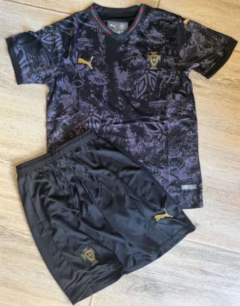 Kit Infantil Portugal 2026 (Edição Pantera Negra)