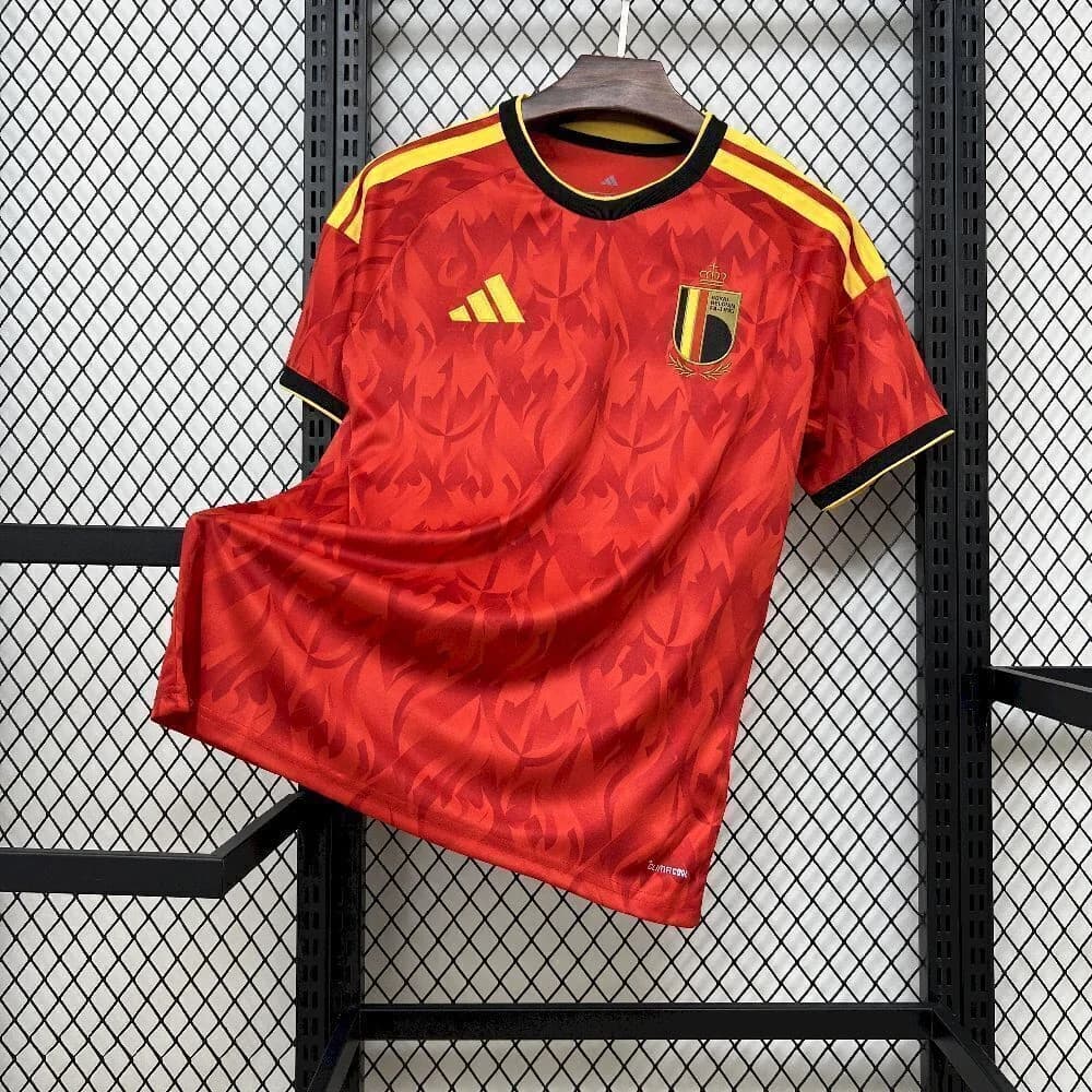 Camisa Bélgica Titular 2026 - Torcedor
