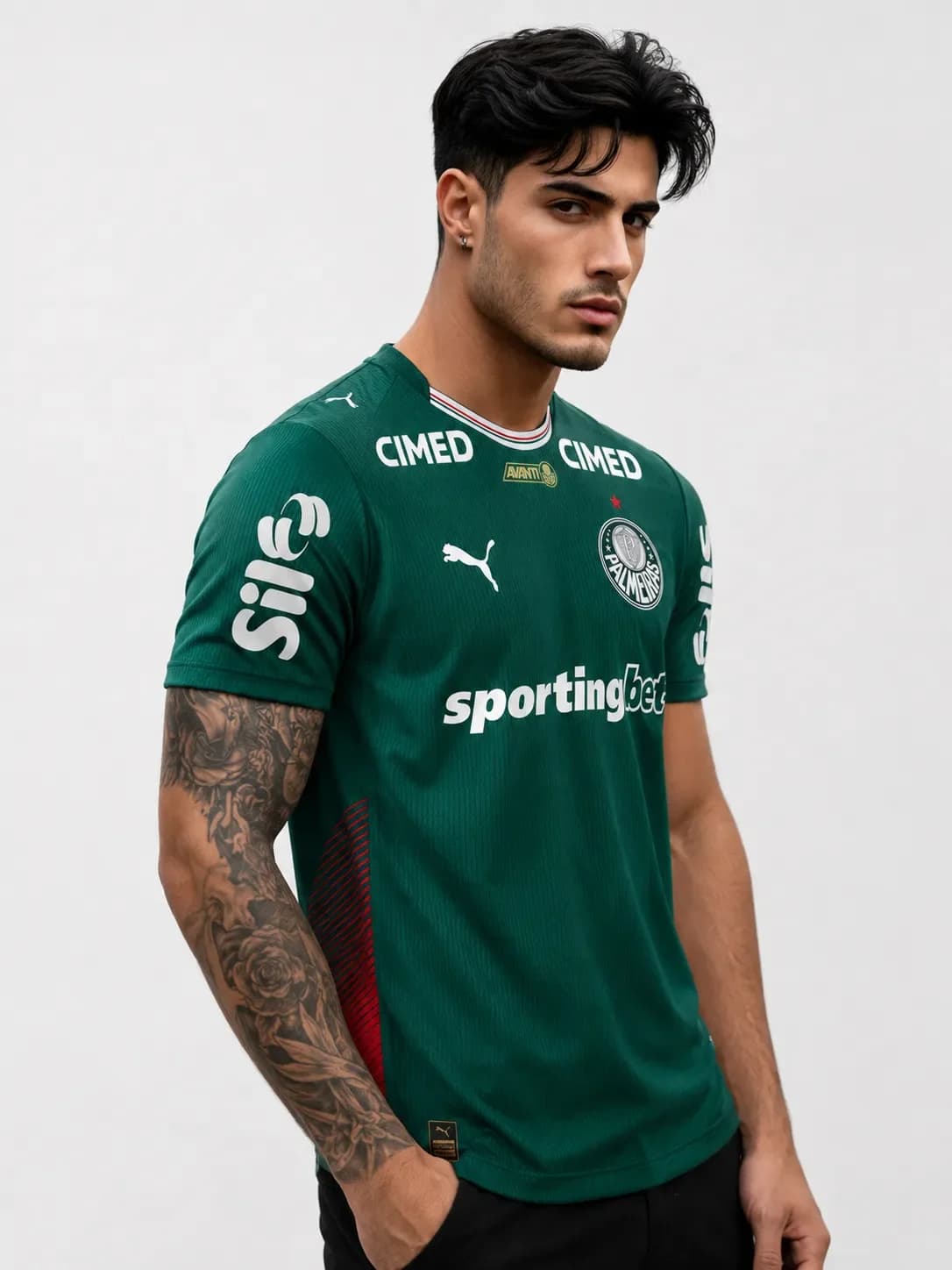 Camisa Palmeiras Titular 26/27 Full Patrocínios Torcedor